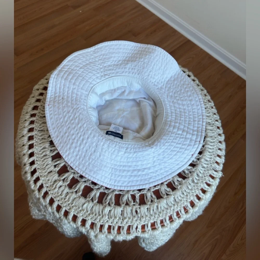Sperry Top-Sider Bucket Hat Nautical Anchor Sun Hat Fishing Boating Beach OS